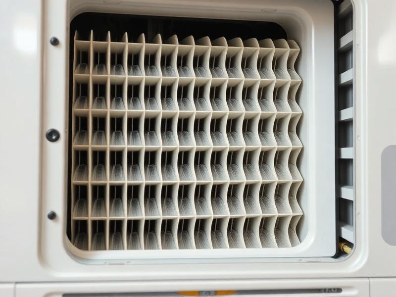 Evaporadora limpa após a higienização